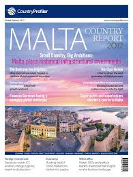Destination malta, a nations online country profile about the small archipelago steeped in history in the mediterranean and one of the smallest countries in europe. Malta Country Report 2017 By Countryprofiler Issuu
