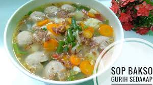 Daun bawang sejumlah 1 batang. Menu Masakan Sederhana Resep Sayur Sop Bakso Gurih Sedaaap Youtube