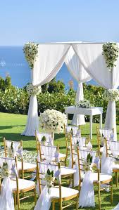 5pcs Pack Of Chiffon Chair Sashes Ties White Wedding Chair Decorations Outdoor Wedding Decorations Wedding Chairs