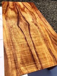 Amazing Curly Koa Wood Table Top By Lewiskoa Co Koa Wood Koa Hawaii Homes