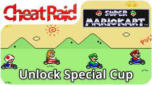 It is unlocked after the player completes star cup on . Super Mario Kart Unlock Special Cup Instantly Snes Youtube