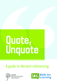 Pdf Quote Unquote A Guide To Harvard Referencing Aaro Varheenmaa Academia Edu