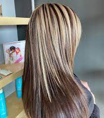 In case you're wondering, titian is the name given to reddish brown hair. 21 Dark Brown Hair With Blonde Highlights Ideas For Luscious Brunettes
