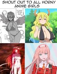 Horny Girls : r/Animemes
