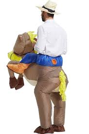 But should we ride them? Camel Adult Western Cowboy Riding Horse Inflatable Costume 038504 Animal Costumes For Women Sexy Animal Costumes Cheap Animal Costumes Halloween Animal Costumes Sexy Wolf Costumes Cat Costumes Fox Costumes Bunny Costumes Tiger Costumes Bear