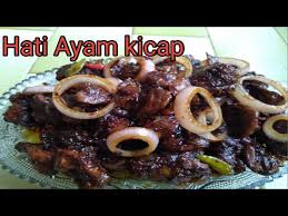 Perpaduan kecap manis dan bumbu pedas bikin kreasi ayam jadi semakin nikmat. Hati Ayam Masak Kicap Pedas Content Creator Aka Youtuber