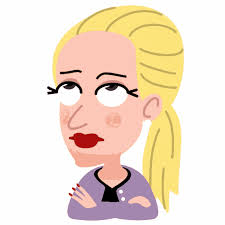 Angela Martin Eye Roll The Office Angela Sticker
