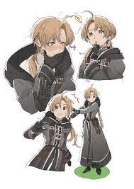 Rudeus blushing : rmushokutensei