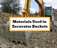 materials used in excavator buckets