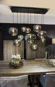 hanglamp sphere metallic smoke bulbs 10x mondgeblazen s m en l verlichting collectie eetkamer lamp design verlichting moderne woning huis interieur design