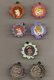With disney's moana coming up, i'm so pumped up for mehr princess stuff. Disney Pin Princess Flowers Collection Complete W 2 Chasers Hm Ebay