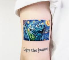 See more ideas about night tattoo, starry night tattoo, tattoos. Starry Night By Kozo Tattoo Post 31196