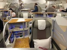 Emirates business class aboard the a380 makes for an elegant and unforgettable experience. Business Class Bild Von Emirates Tripadvisor