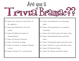 Sep 23, 2021 · we have listed halloween trivia questions and answers to use at a party or to test your knowledge of halloween. I M Done Now What Answer Brainiac Club Check Out The Files To Share Column To Download D Trivia Questions And Answers School Quiz Trivia Questions