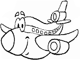 When the online coloring page has loaded, select a color and start clicking on the picture to color it in. Airplane Coloring Pages
