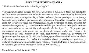 Decreto de nueva planta (comentario de texto)comentario de texto resuelto: 4eso Texto Decreto De Nueva Planta Somosdesociales