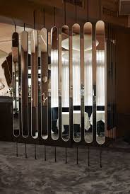 Suave Cafe Elevates Scandinavian Minimalism To Luxurious Heights Curbedclockmenumore Arrow Lovely Restaurant Interior Partition Design Scandi Design