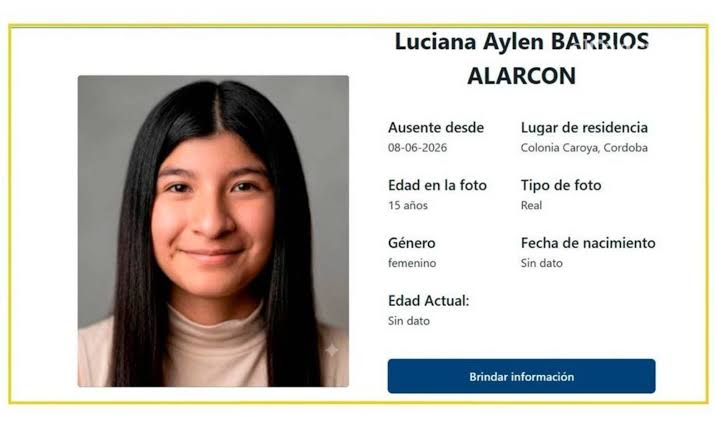 Búsqueda de Luciana: activaron la alerta Sofía tras su desaparición en  Córdoba - Crónica - Firme junto al pueblo