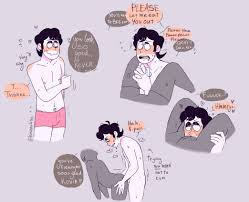 Rule 34 Dev - ahe_gao blush bob_velseb carrying carrying_partner cum  erection gay kevin_(spooky_month) male_only newgrounds nipples red_skin  size_difference smiley_face spooky_month sweat tongue|7729871176