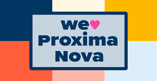 Proxima Nova Usage