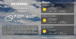 Tiempo En Wilde Meteored Clima Pronostico Del Tiempo 05 De Mayo