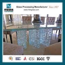 Glass table tops as interior accessories are popular for their aesthetic and functional purposes. China Morden Design Ice Cracked Glass Table Top For Coffee Table China Ice Cracked Glass Glass Table Top