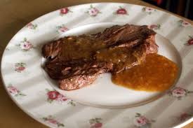 Onglet A L Echalote Recette De L Onglet Sauce Echalote Recette Par Chef Simon Echalotes Alimentation Sauce Echalote