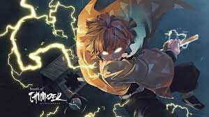 Pin By Jose Molina On Zenitsu Wallpaper In 2021 Anime Free Animated Wallpaper Wallpaper Pc
