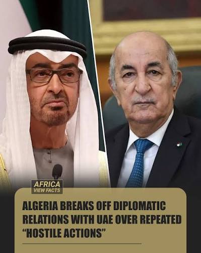 Algeria 🇩🇿 has broken off diplomatic relations with the ...