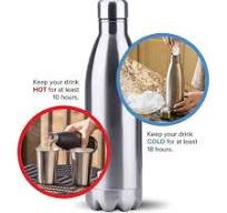 Amazon.com: Gteller Double Wall 18/8 Stainless Steel Vacuum Cola Shape  Bottle, Narrow Mouth Thermo Flask Keeping Warm and Cold 350ml 500ml 750ml  ...