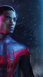 Emblazed on the side of the ps5 is a glossy red spider inside of a web to mimic miles morales' suit. Wallpaper Spider Man Miles Morales Ps5 Playstation 5 Blm Games 22576