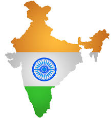Im zentrum befindet sich ein marineblaues chakra (चक्र, dt.: India Map Flag Png Clip Art Png Image Gallery Yopriceville High Quality Images And Transparent Png Free Clipart India Map Indian Flag Images Clip Art