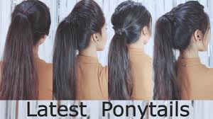 Ponytail hairstyles for black female hair. Latest Ponytail Hairstyle 2019 For Girls Hair Style Girl Best Hairstyles For Long Hair Youtube