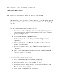 Quizzes › science › science chapter. Biology Form 5 Notes Chapter 5 Dominance Genetics Allele