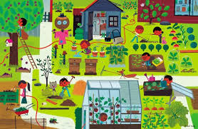 Le Potager Illustration Garden Illustration Children Illustration