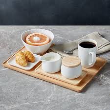 Merge Cream And Sugar Set Reviews Crate And Barrel Cream And Sugar Dessert Shop Wood Tray