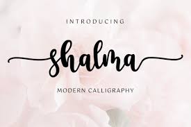 Google fonts is a library of 1052 free licensed font families and apis for conveniently using the fonts via css and android. Shalma Modern Calligraphy Font Download Fonts