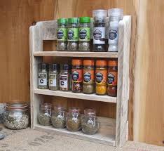 Rustique Epices Tablette Etagere A Epices De Cuisine Plateau Herbe Etagere De La Cuisine Aux Epices 3 Finitions Naturel Moyen Chene Fonce Chene Etagere