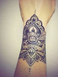 2 Facebook We Heart It Mandala Wrist Tattoo Cuff Tattoo Tattoos