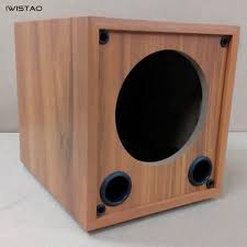 The cabinet maker also did our kitchen cabinets and dining room table, and he can easily build whatever we need to make a subwoofer work in this situation. Iwistao Hifi 6 5 Inch Subwoofer Empty Cabinet Passive Wooden Speaker Enclosure Hdf Board Diy Speaker Enclosure Wooden Speakers Subwoofer