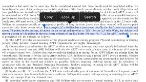 how do you score an apft for those on permanent profile