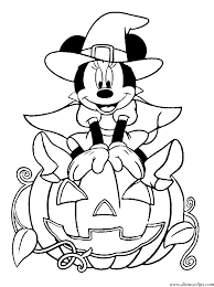 Printable disney halloween coloring pages. Http Www Disneyclips Com Halloween Imagesndg Minniepumpkin Gif Halloween Coloring Sheets Disney Halloween Coloring Pages Free Halloween Coloring Pages