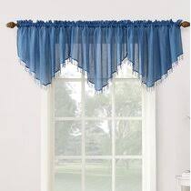 Kitchen curtains 1686 orange curtains 16 yellow curtains 15 white curtains 11 green curtains 10 blue curtains 10 red curtains which home accessories are the cheapest? Blue Valances Kitchen Curtains You Ll Love In 2021 Wayfair