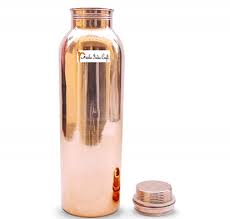 The price shown is in u.s link preview. Serveware Carafes Pitchers Drinking Water Solid Copper Without Joint 20 Ounce Prisha India Craft Pure Copper Water Bottle Thermos Design Kopa Or Kr