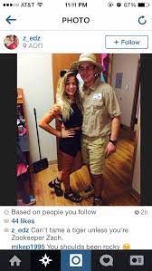 Tiger And Zoo Keeper Diy Couples Costumes Animal Costumes Diy Diy Costumes Men