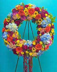 Dark colors make the best choice you can also bring flowers to the wake or send them to the funeral location. 4 Likes 1 Comments Gsfloraldesign On Instagram Circleoflife Brightflowers Belovedmother Hydrangea Ros Bright Flowers Mexican Flowers Funeral Flowers