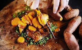 Amazing Sweet Potato Mash Recipe Courtesy Of Jamie Oliver I Ve Already Made It Twice Jamie Oliver 30 Minute Meals Mashed Sweet Potatoes Jamie Oliver Recipes