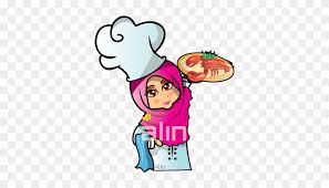 Here you'll find hundreds of high quality muslimah logo templates to download. Clip Art Royalty Free Stock Rtoon Alin Gambar Chef Kartun Muslimah Free Transparent Png Clipart Images Download