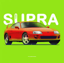 However, the supra offers almost twice as much torque as the smaller 86. Wallpaper Id 124398 Car Classic Car Yuliia Lobodiuchenko Illustration Toyota Toyota Supra Toyota Supra Mk4 Front Angle View Typography Simple Background