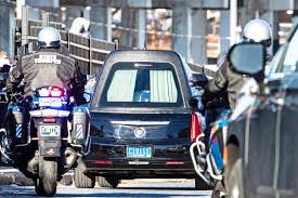 Mourners gather for dignified transfer, memorial of slain trooper